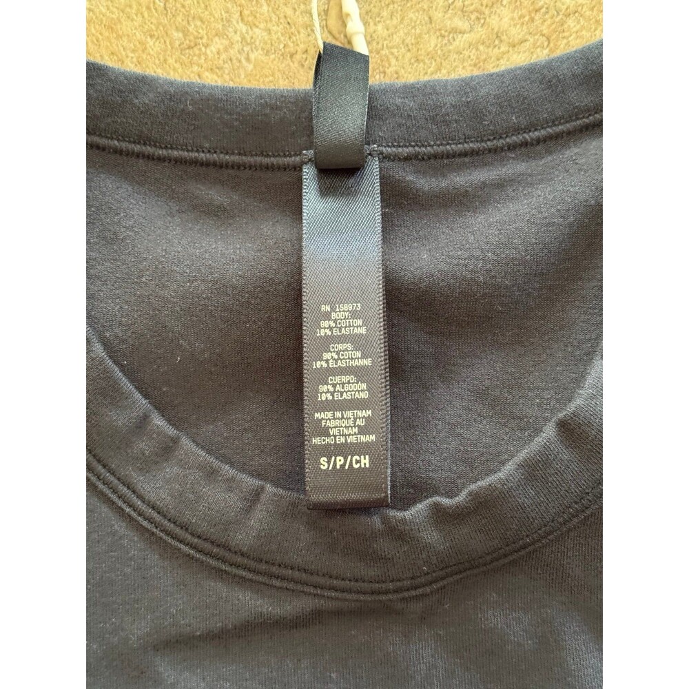 Skims Cotton Jersey High Neck Tank Soot Size Small - Picture 9 of 10